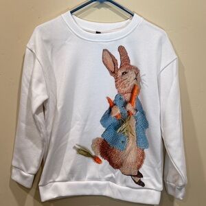Charming Rabbit Graphic Sweatshirt